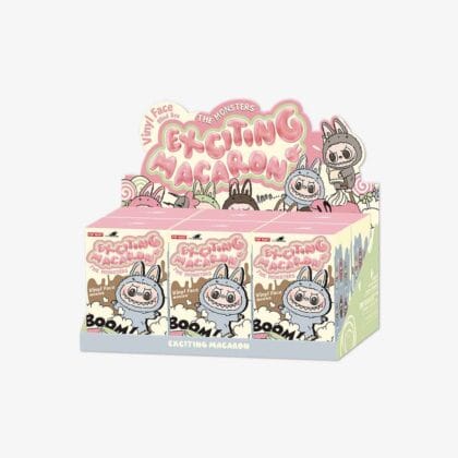 Peluche Labubu en Vinyle Exciting Macaron Series - Box de 6 pièces